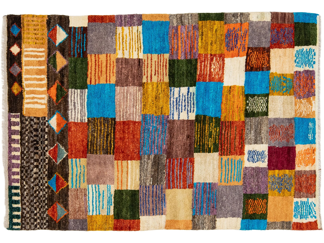 Modern Baluch Wool Rug 4 X 6