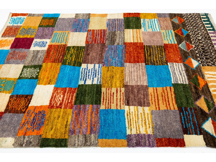 Modern Baluch Wool Rug 4 X 6