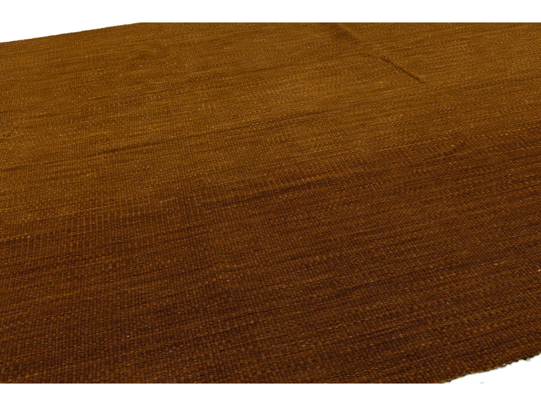 Modern Kilim Flatweave Wool Rug 10 X 16