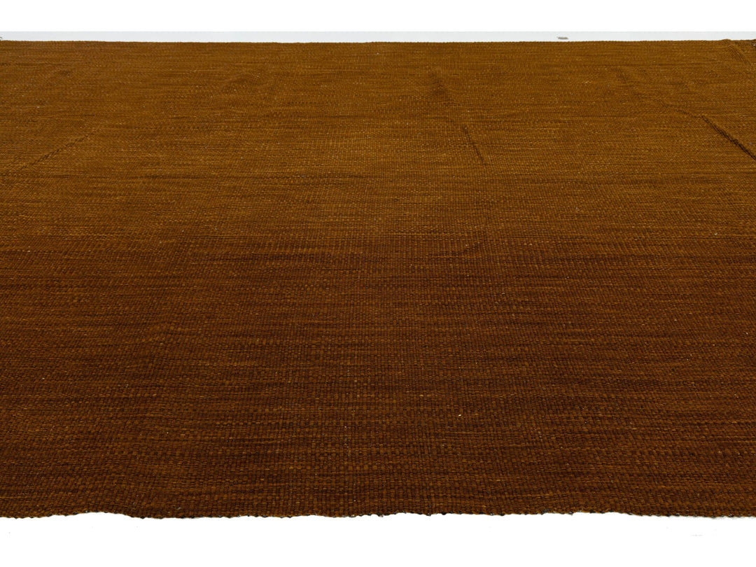 Modern Kilim Flatweave Wool Rug 10 X 16