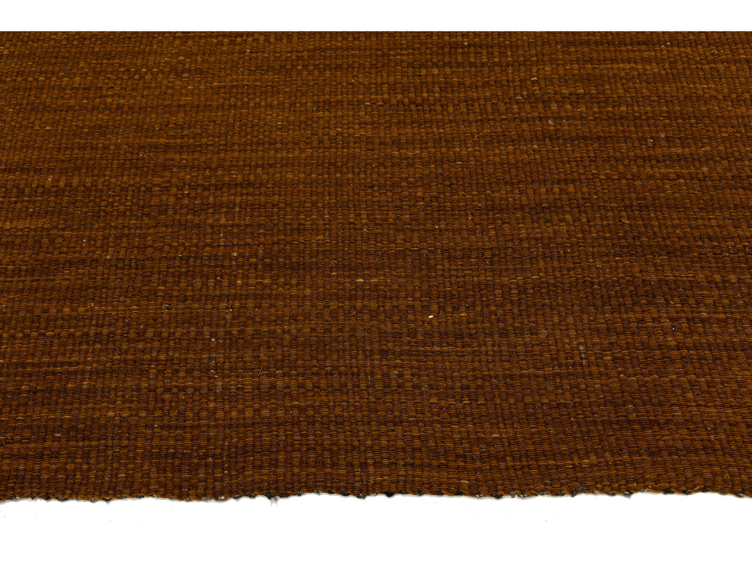 Modern Kilim Flatweave Wool Rug 10 X 16