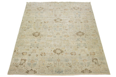 Modern Indian Wool Rug 13 X 17