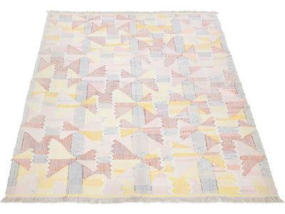 Modern Kilim Wool Rug 10 X 13