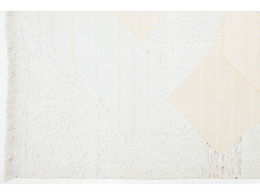 Modern Kilim Wool Rug 10 X 14