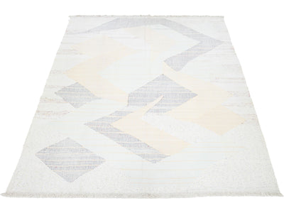 Modern Kilim Wool Rug 10 X 14