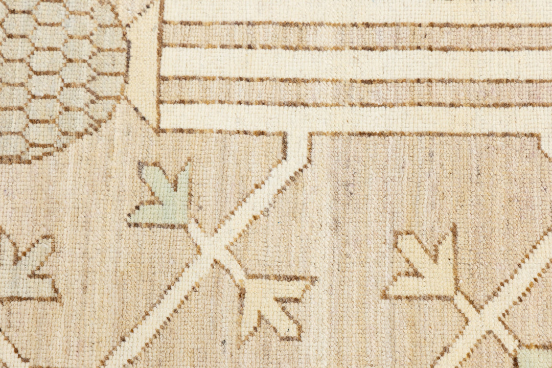 Modern Khotan Wool Rug 14 X 18