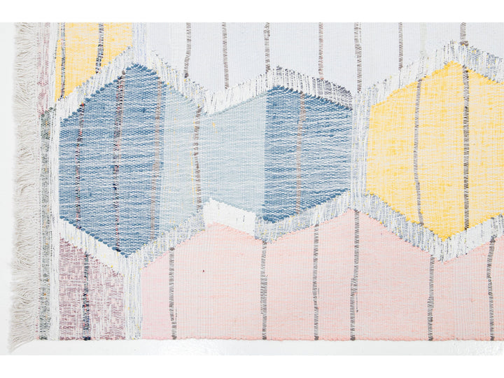 Modern Kilim Wool Rug 7 X 10