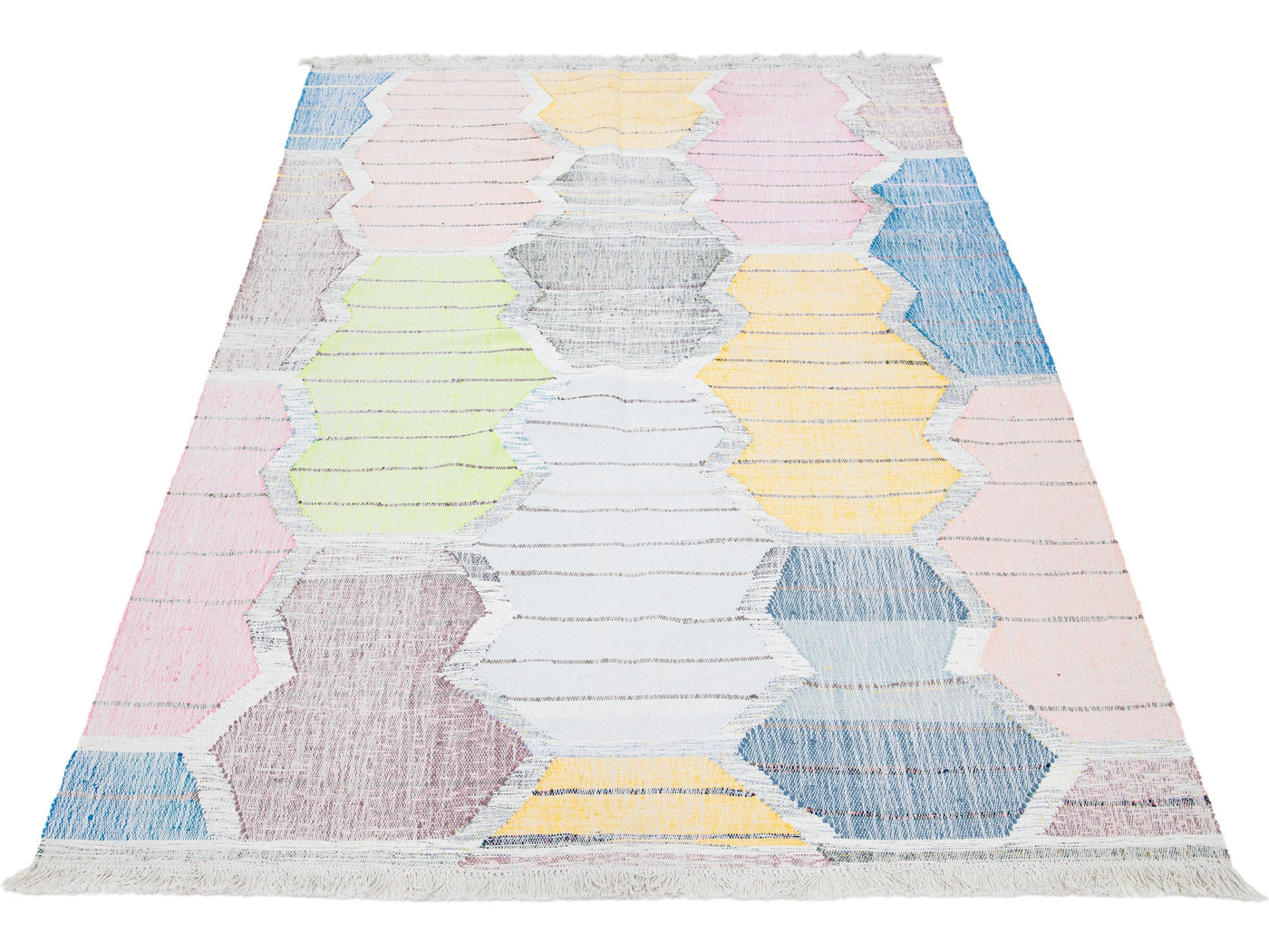 Modern Kilim Wool Rug 7 X 10