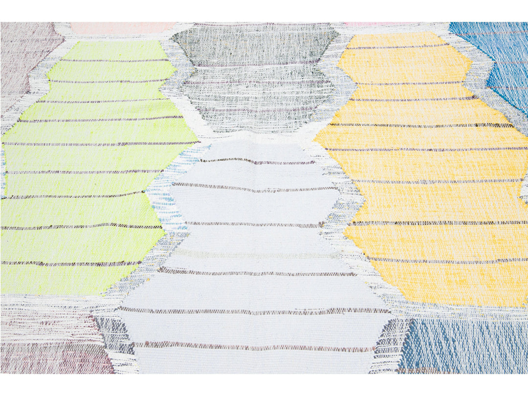 Modern Kilim Wool Rug 7 X 10