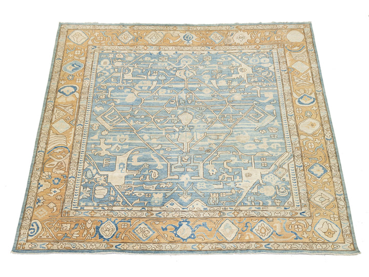Modern Oushak Wool Rug 12 X 12