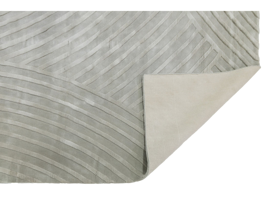 Modern Wool Rug 10 X 14