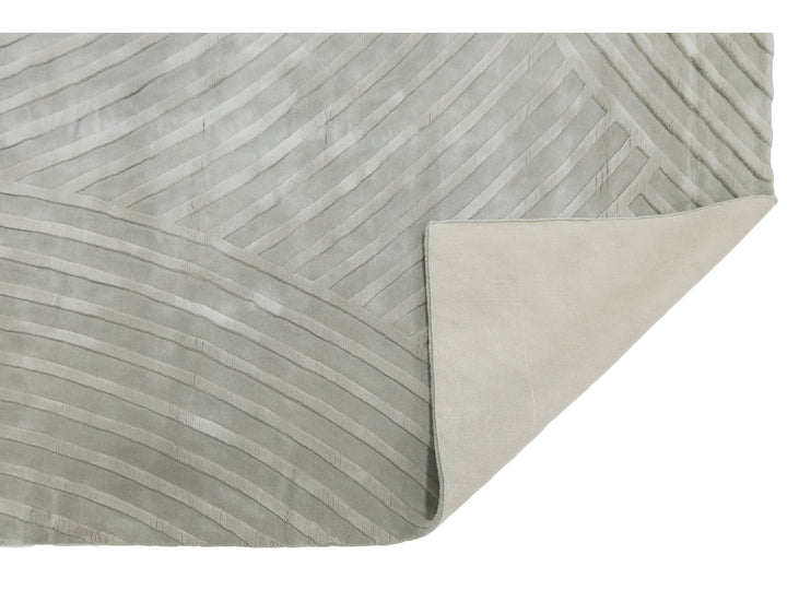 Modern Wool Rug 10 X 14