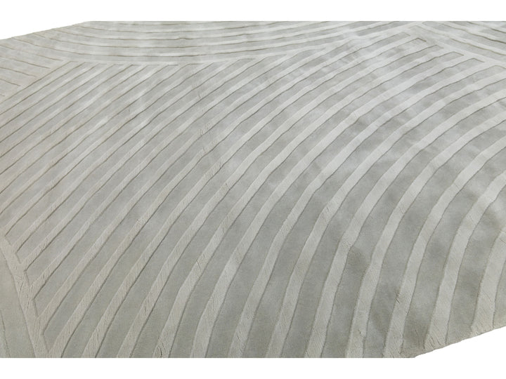 Modern Wool Rug 10 X 14