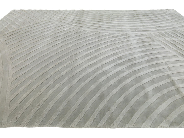 Modern Wool Rug 10 X 14