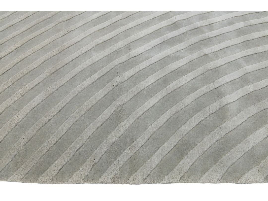 Modern Wool Rug 10 X 14