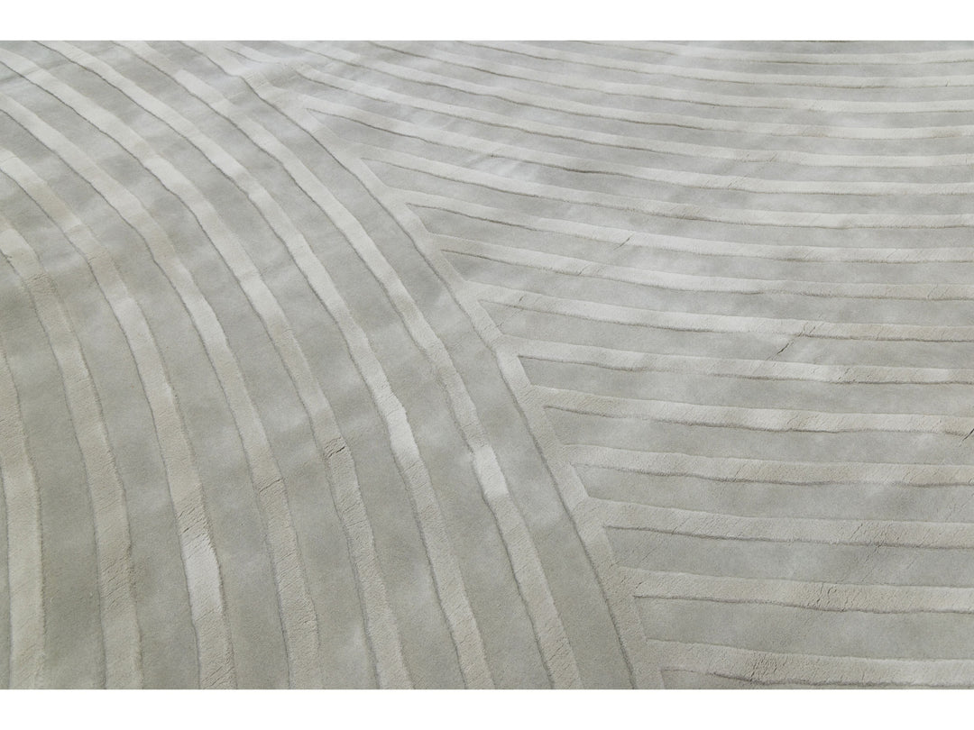 Modern Wool Rug 10 X 14