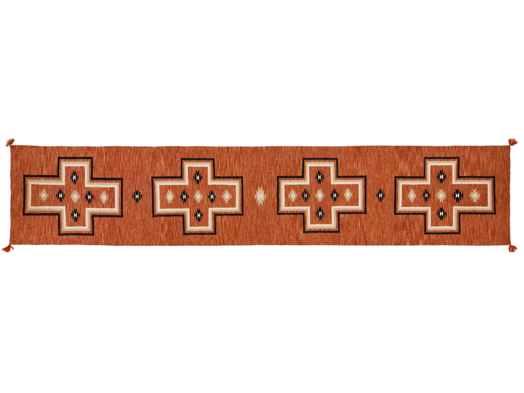 Modern Navajo Wool Runner 3 X 16
