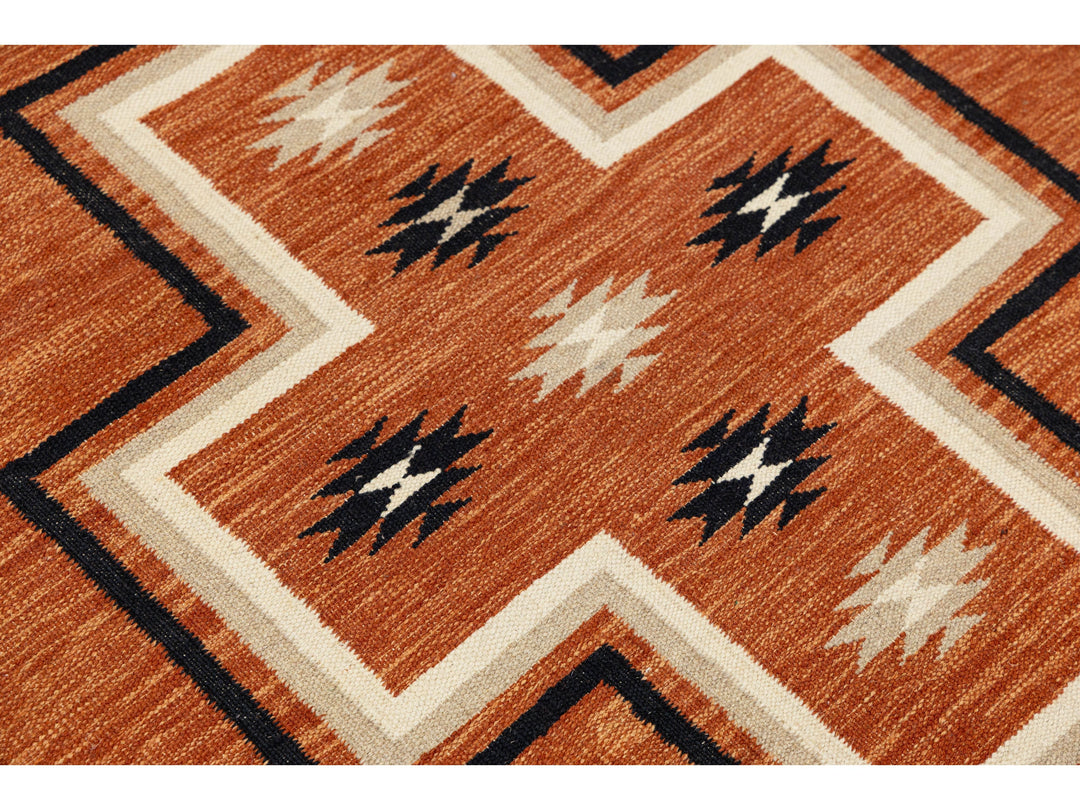 Modern Navajo Wool Runner 3 X 16