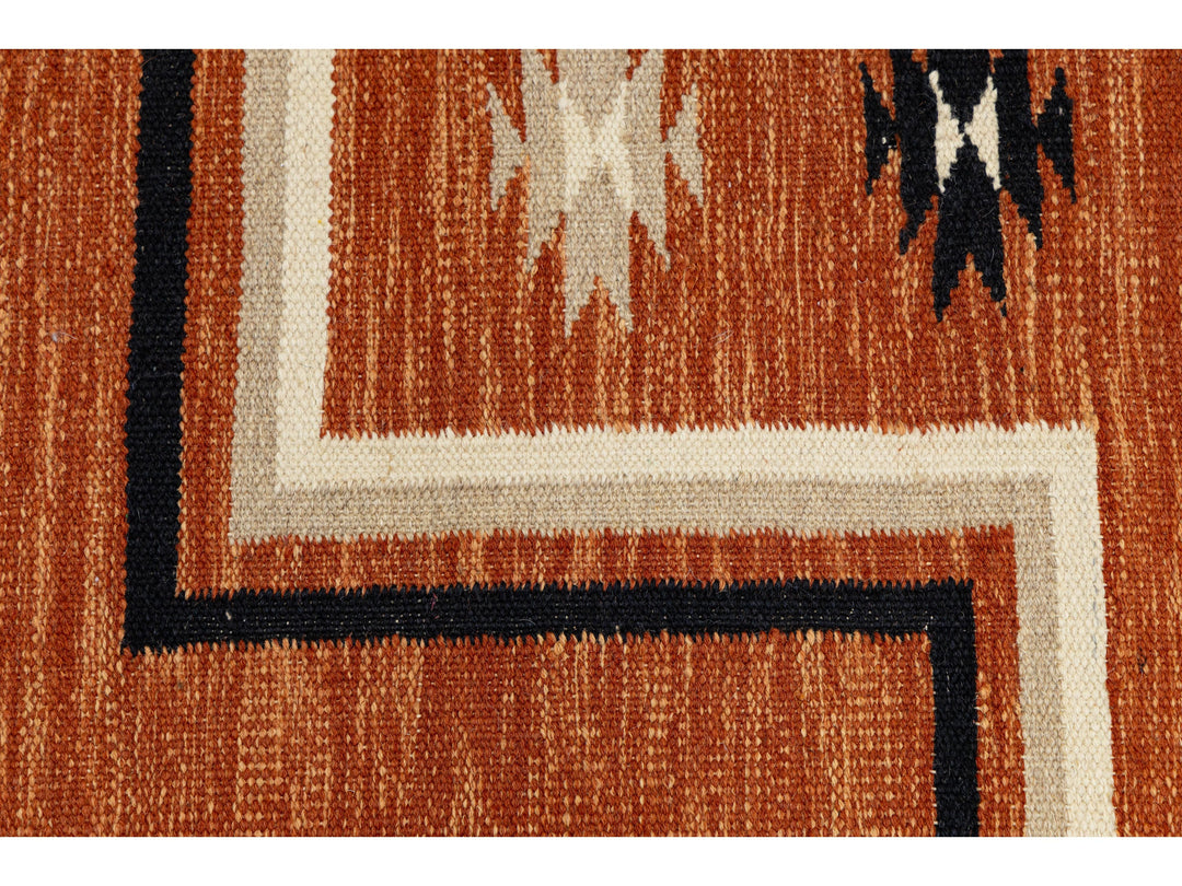 Modern Navajo Wool Runner 3 X 16