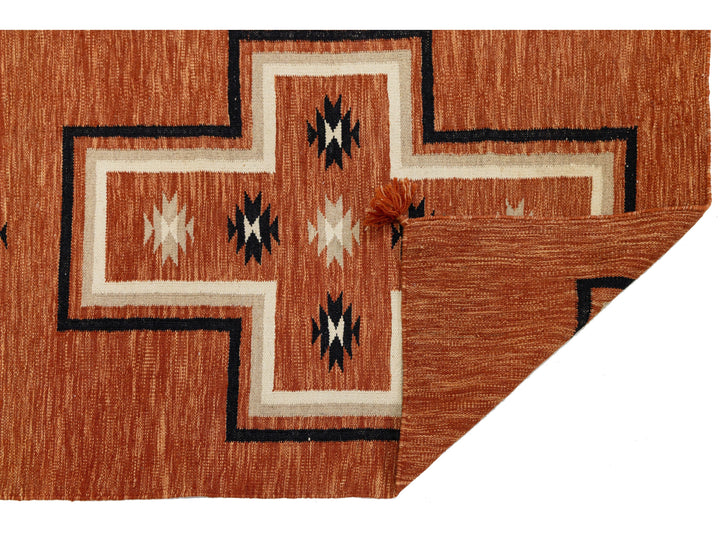 Modern Navajo Wool Runner 3 X 16