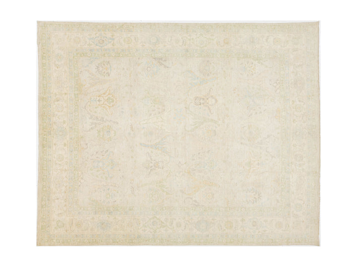 Modern Oushak Wool Rug 12 X 15