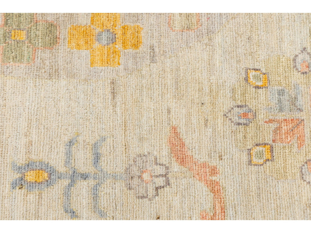 Modern Khotan Wool Rug 12 X 15