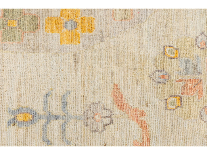 Modern Khotan Wool Rug 12 X 15