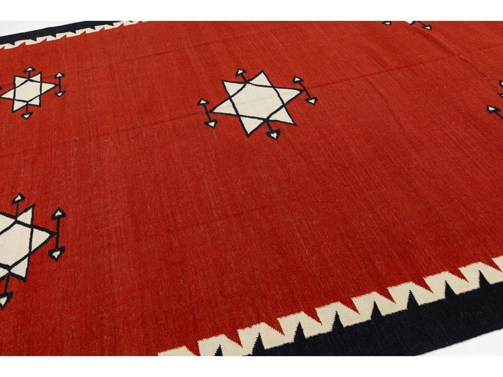 Modern Navajo Wool Rug 9 X 12
