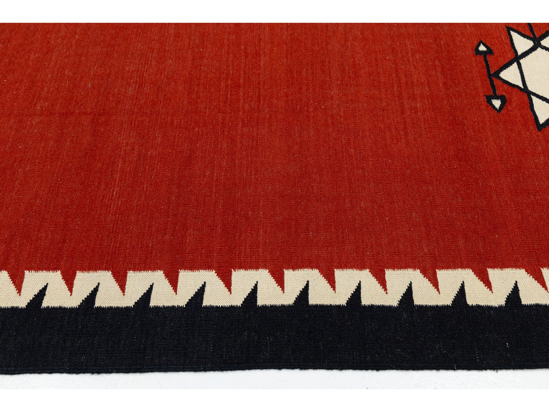 Modern Navajo Wool Rug 9 X 12