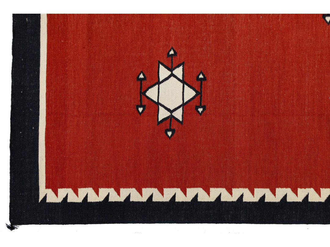 Modern Navajo Wool Rug 9 X 12