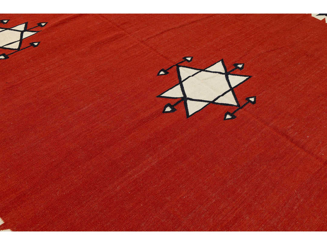 Modern Navajo Wool Rug 9 X 12