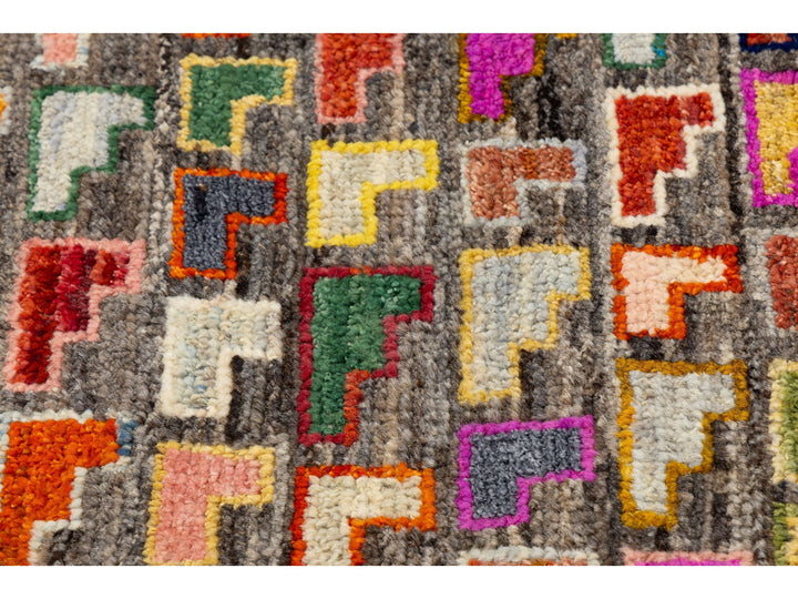 Modern Baluch Wool Rug 7 X 10