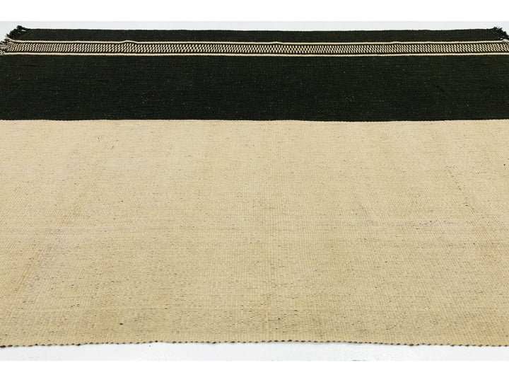 Modern Kilim Flatweave Wool Rug 9 X 13