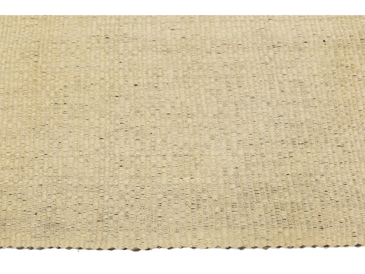 Modern Kilim Flatweave Wool Rug 9 X 13