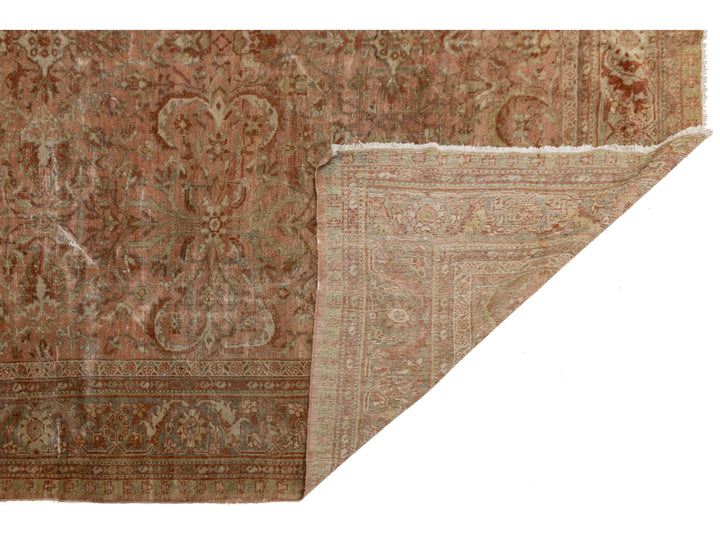 Antique Persian Mahal Wool Rug 9 X 12