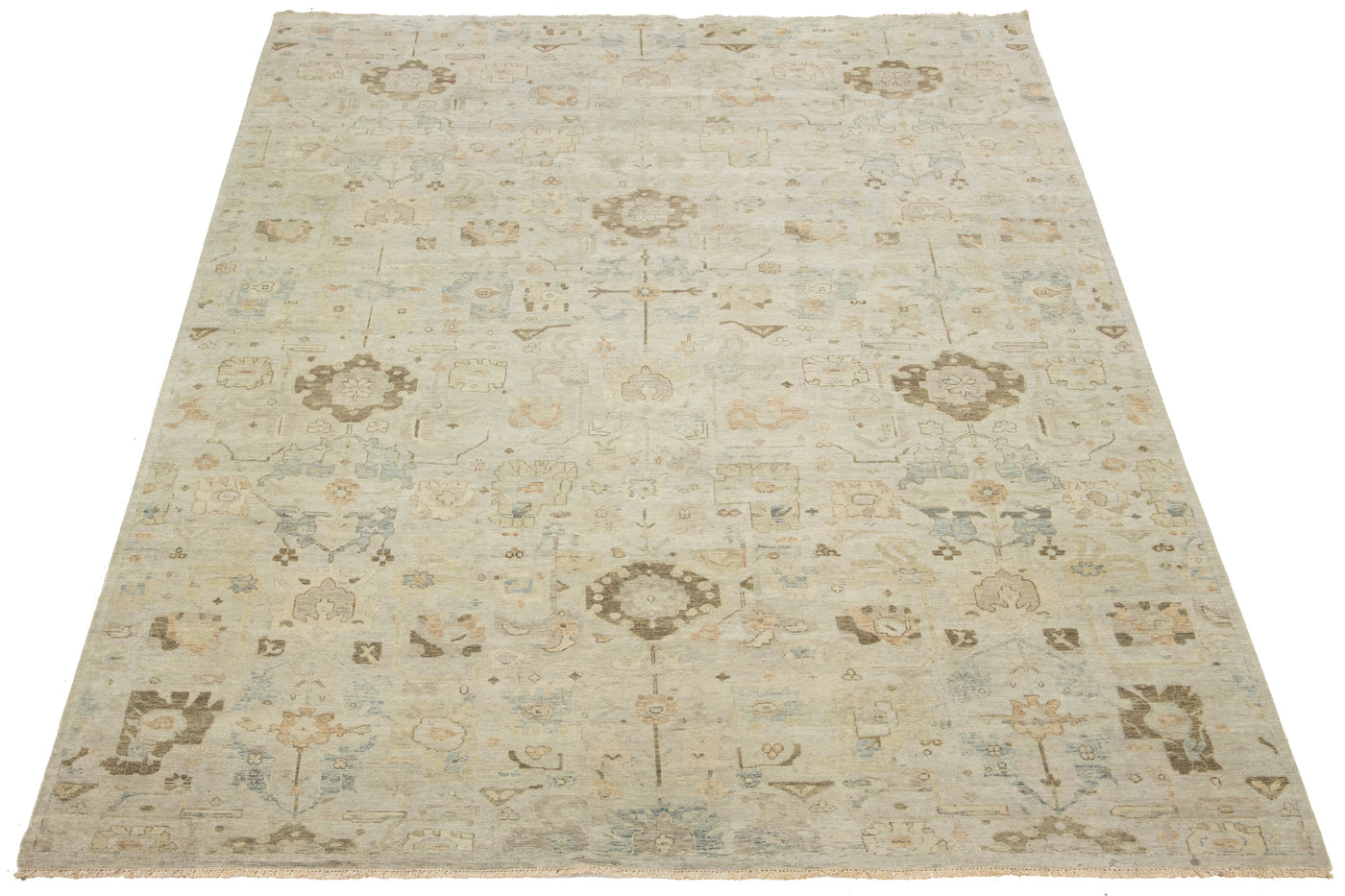 Modern Artisan Indian Wool Rug 10 X 14