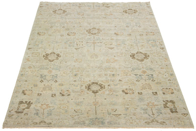 Modern Artisan Indian Wool Rug 10 X 14