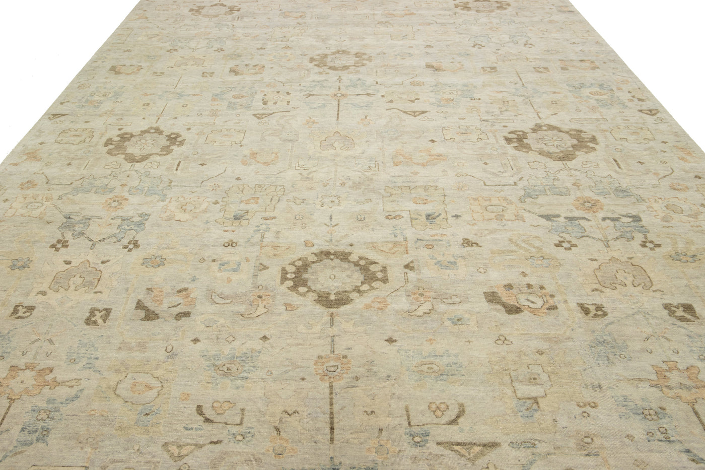 Modern Artisan Indian Wool Rug 10 X 14