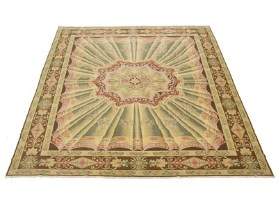 European Savonnerie Wool Rug 12 X 15