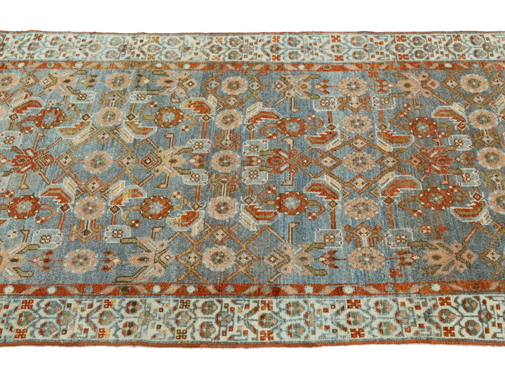 Antique Malayer Wool Runner 3 X 13