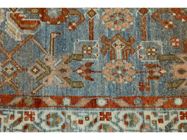 Antique Malayer Wool Runner 3 X 13
