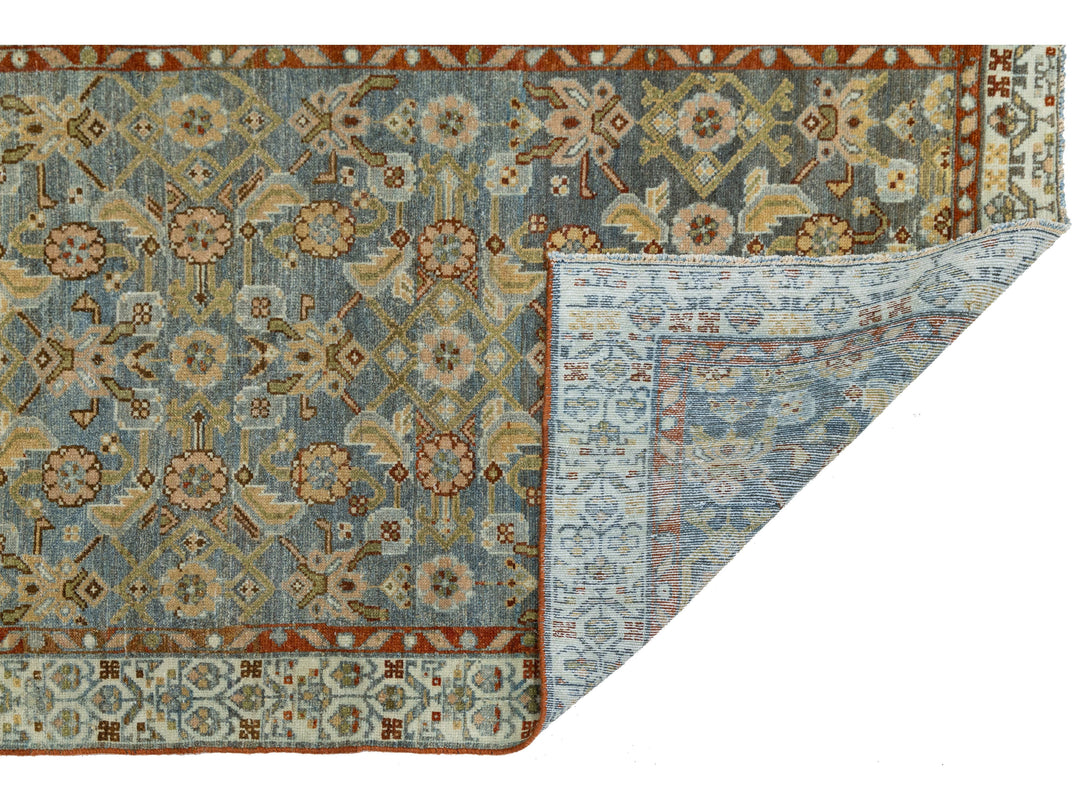 Antique Malayer Wool Runner 3 X 13