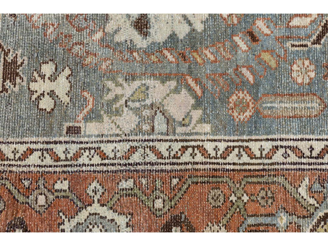 Antique Malayer Wool Runner 3 X 15