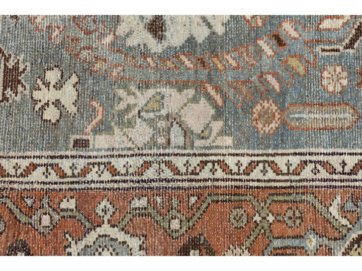 Antique Malayer Wool Runner 3 X 15