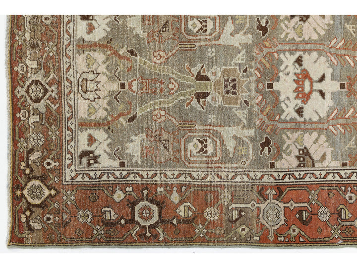 Antique Malayer Wool Runner 3 X 15