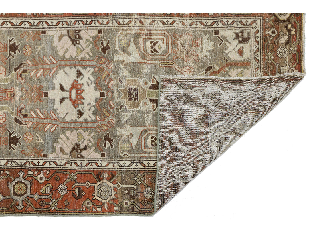 Antique Malayer Wool Runner 3 X 15