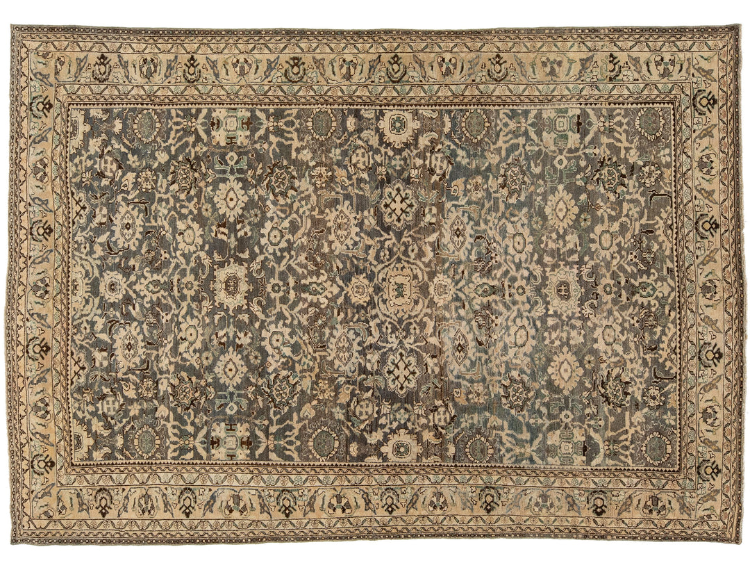 Antique Malayer Wool Rug 7 X 10