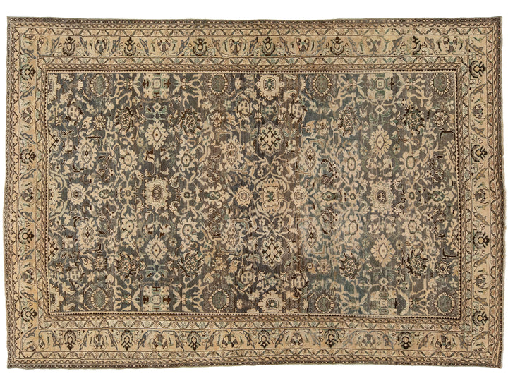 Antique Malayer Wool Rug 7 X 10