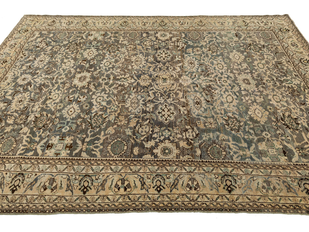 Antique Malayer Wool Rug 7 X 10