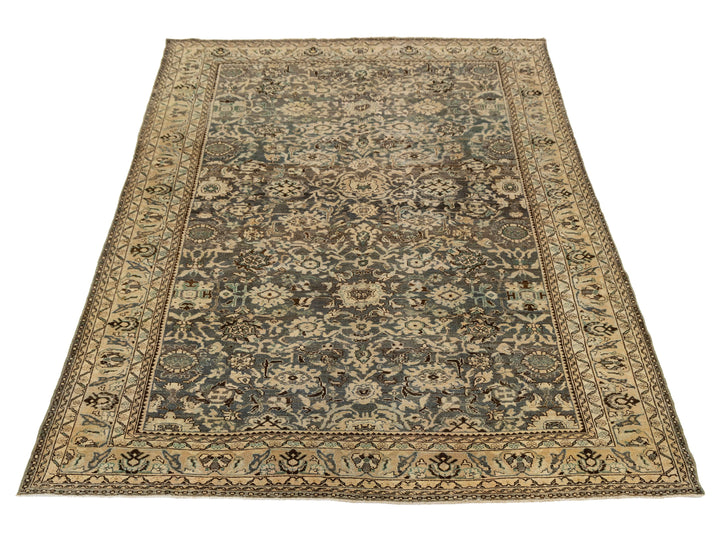 Antique Malayer Wool Rug 7 X 10